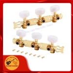 Khóa Đàn Guitar Nylon Vàng Tai Nhựa Vàng G-306 (Khóa Classic)