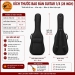 Bao Da Đàn Guitar Dày 3 Lớp Size 1/4 Túi Đựng Đàn Guitar Acoustic Classic Chống Sốc Chống Trầy Có Quai Đeo