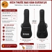 Bao Da Đàn Guitar Dày 3 Lớp Size 3/4 Túi Đựng Đàn Guitar Acoustic Classic Chống Sốc Chống Trầy Có Quai Đeo