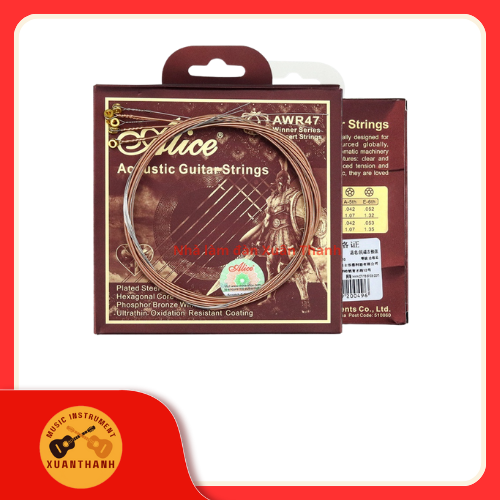 Dây Đàn Guitar Acoustic Cao Cấp Alice AWR47