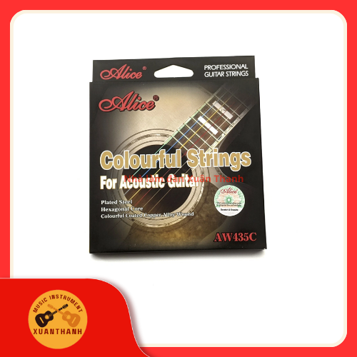 Dây Đàn Guitar Acoustic Nhiều Màu Alice AW435C