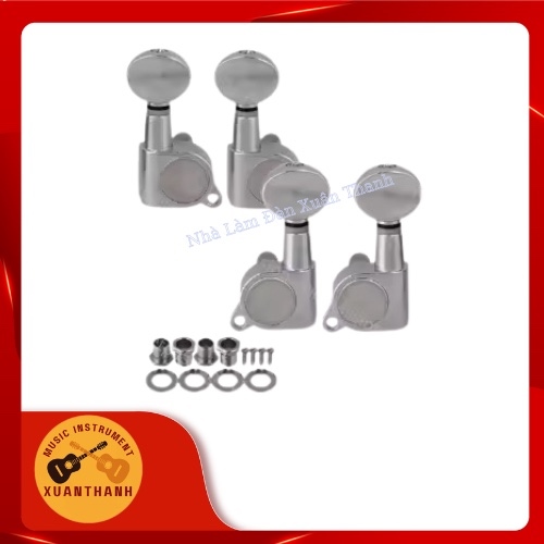 Khoá Đàn UKULELE Đúc Trắng INOX