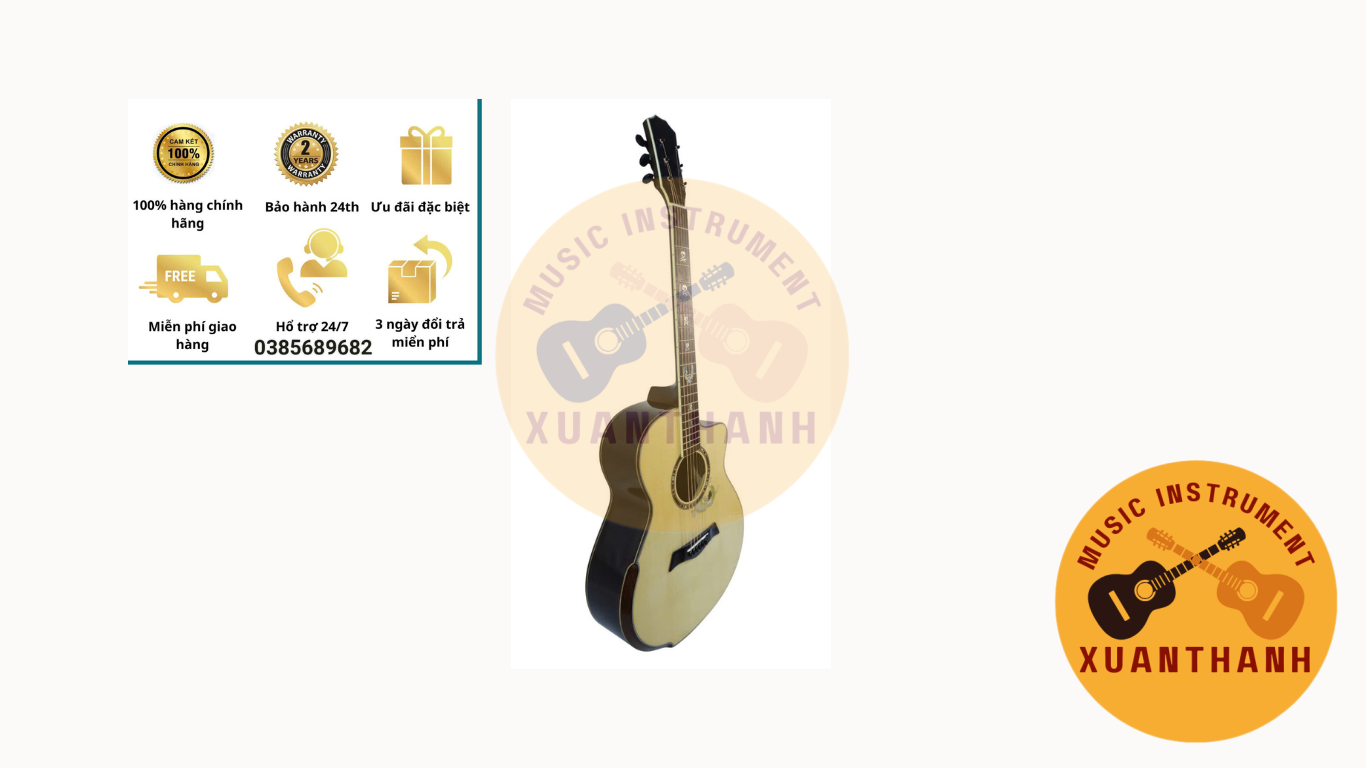 Đàn Guitar QUEEN’S AC – 608 VIP ĐƯỢC GIA CÔNG ĐÓNG Ở VIỆT NAM