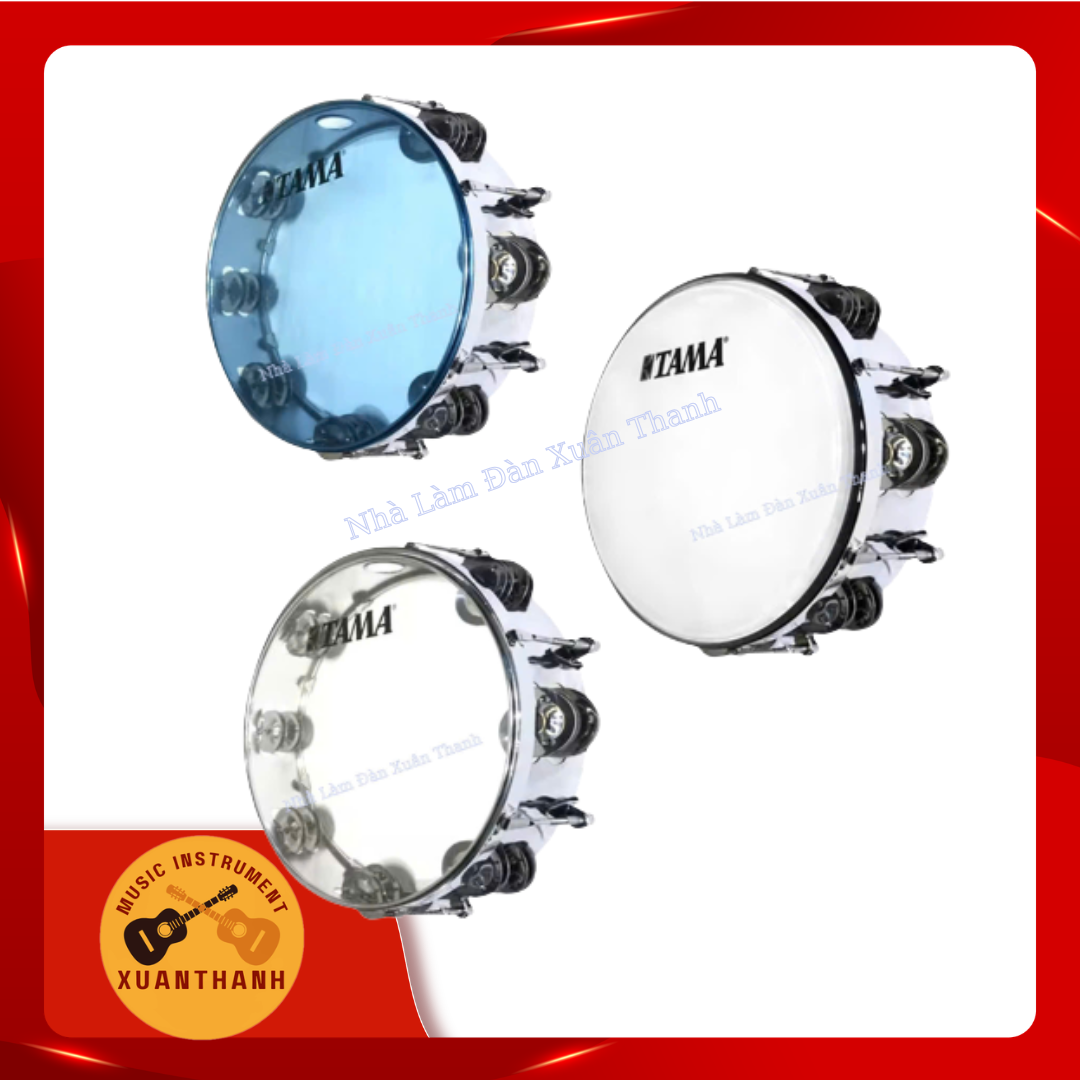 Trống Gõ Bo Lục Lạc Tambourine TAMA – Mặt Xanh / Mặt Trắng Trong / Mặt Trắng Sữa