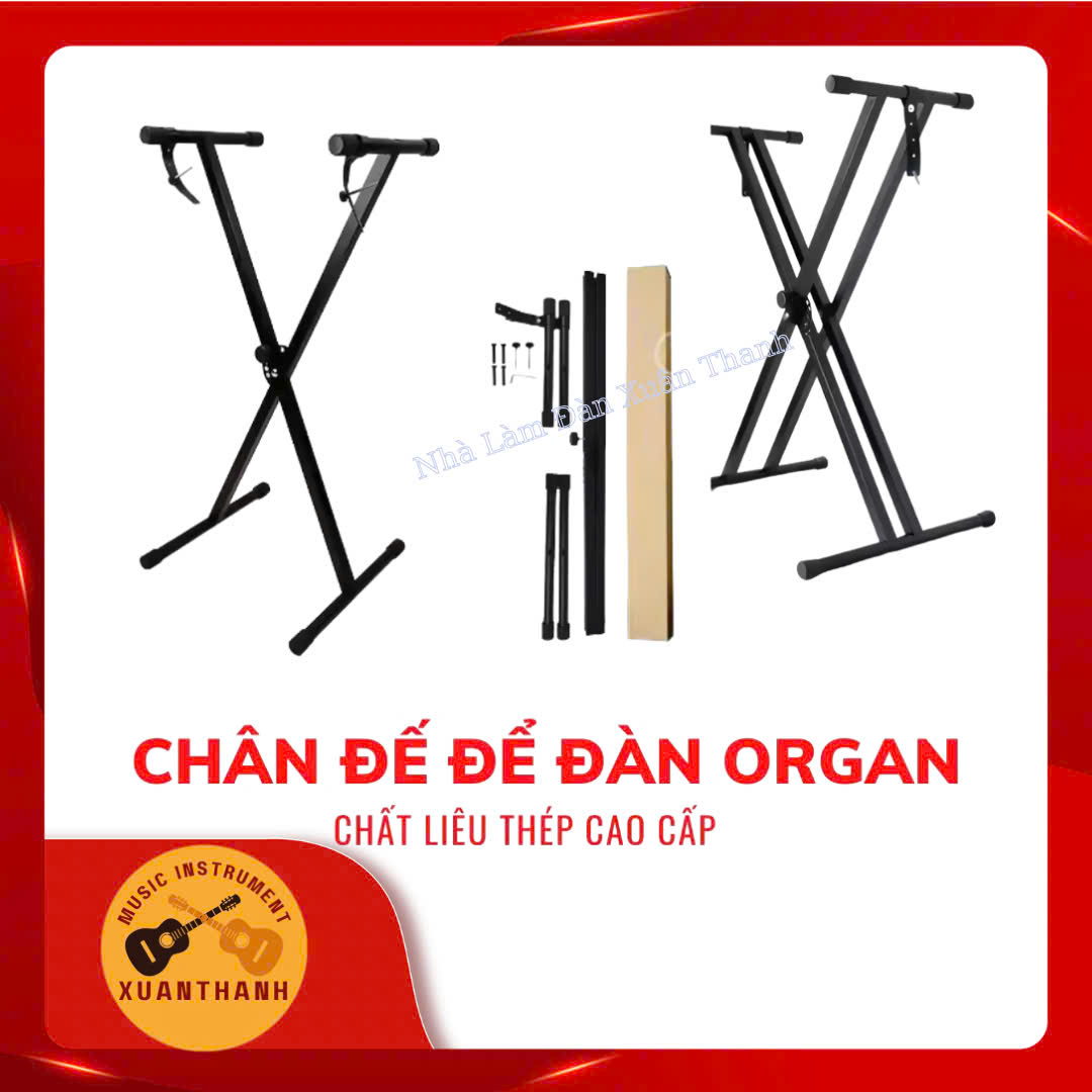 Chân Đàn Organ / Piano Điện Gấp Gọn – Chân X Đơn, X Đôi & Chân Chữ Z | Giá Đỡ Keyboard Chắc Chắn